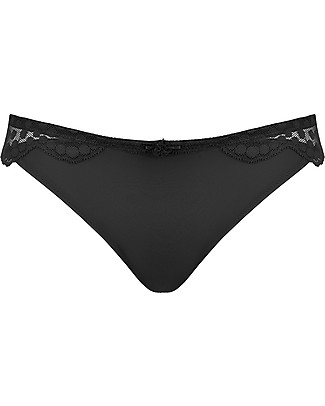 Cache Coeur Maternity Low Waist Brief Lollypop - Black - with Tulle Pompom Briefs