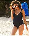 Cache Coeur One Piece Maternity Swimsuit Porto Vecchio - Black - UPF 50+ UV - Oeko-Tex Certified Swimsuits