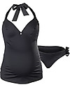 Cache Coeur Santiago, Maternity Tankini Swimsuit - Black Swimsuits