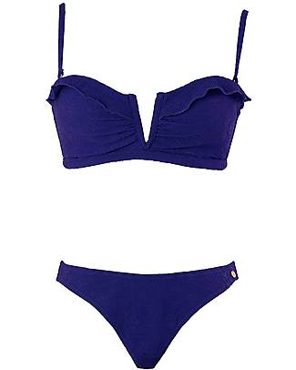 Cache Coeur Two-pieces Padded Maternity Swimsuit Maldives - Purple - UPF 50+ UV - Oeko-Tex Certified Bikinis And Tankinis