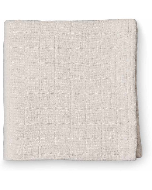 Camcam Copenhagen 100% Organic Cotton Swaddle, Nude - 120x120 cm Muslin Swaddle