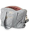 Camcam Copenhagen Nursing Bag, Grey - Organic Cotton Diaper Changing Bags