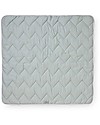 Camcam Copenhagen Quilted Baby Blanket, Sashiko Mint - 100x100 cm, Organic Cotton Muslin Swaddle