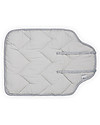 Camcam Copenhagen Quilted Changing Mat, 45 x 65 cm, Grey Wave - Organic Cotton Travel Changing Mats