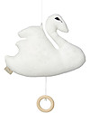 Camcam Copenhagen Swan Music Mobile, Off White Mobiles