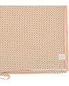 Camomile London Polka Dot Cot Duvet Cover, Peach/Parchment - 120 x 150 cm - 100% cotton Duvet Sets