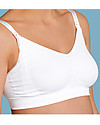 Carriwell Seamless Nursing Bra - White - Total Contact with the Baby Nursing Bras