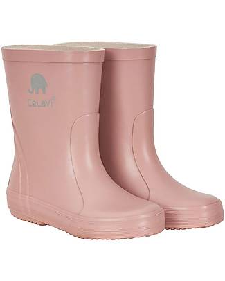 CeLaVi Basic Rain Boots - Misty Rose - 100% Natural Rubber Wellies
