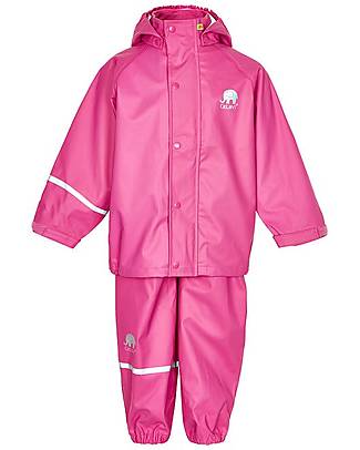 CeLaVi Basic Rainproof Suit in PU - Real Pink - 5000mm Waterproofing Waterproof