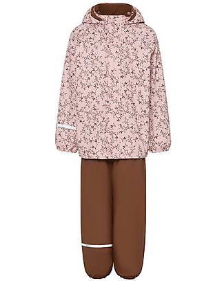 CeLaVi Rainproof Suit - Peach Whip - 10000mm Waterproofing - Soft PU fleece Waterproof