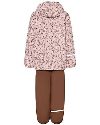 CeLaVi Rainproof Suit - Peach Whip - 10000mm Waterproofing - Soft PU fleece Waterproof