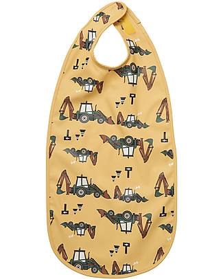 Celavi Waterproof Bib with Food Catching Pocket - Rubber - 100% Recycled PU Waterproof Bibs