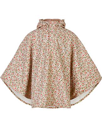 Celavi Waterproof Jacket with Hood - Pink and Brown - 100% Recycled PU Waterproof