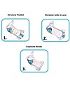 Charlie Banana Hemp Inserts for Washable Diapers, Pack of 3 - Size Small Washable Nappies