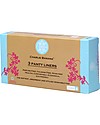 Charlie Banana Pack of 3 Washable Feminine Liners, Peony Blossom Napkins