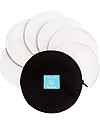 Charlie Banana White Nursing Pads, Box of 6 - Washable and Reusable! Breast Pads
