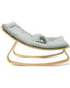 Charlie Crane Baby Bouncer Levo in Beech Wood - Farrow Gray - 100% Organic Cotton! Bouncers