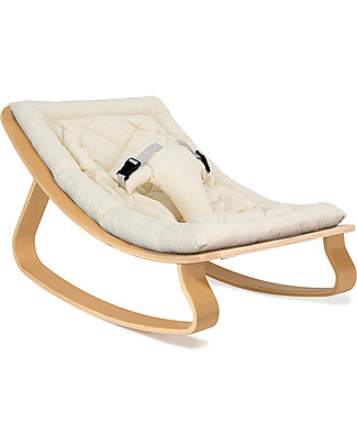 babyhome wave wooden rocker