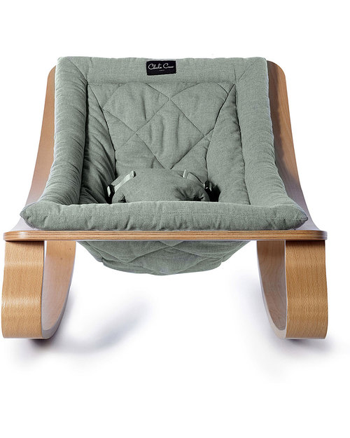 Charlie Crane Baby Rocker LEVO - Beech, Aruba Blue - Timeless and Eco-Friendly Design! Bouncers