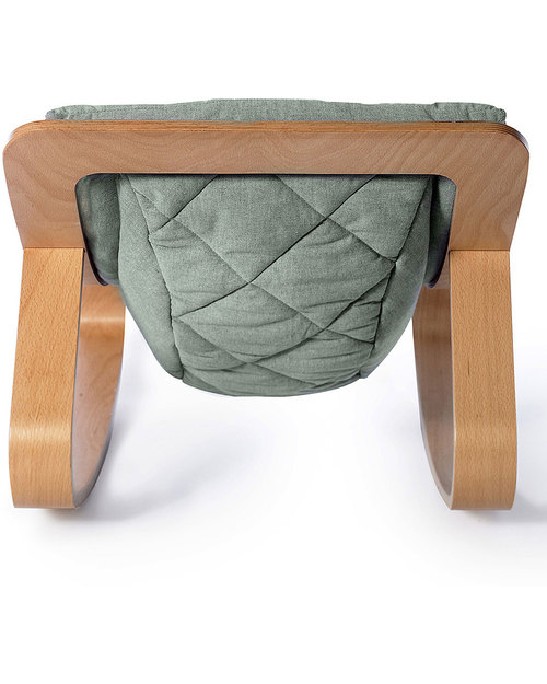 Charlie Crane Baby Rocker LEVO - Beech, Aruba Blue - Timeless and Eco-Friendly Design! Bouncers