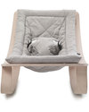 Charlie Crane Baby Rocker LEVO - Beech, Sweet Grey -Timeless and Eco-Friendly Design! Bouncers