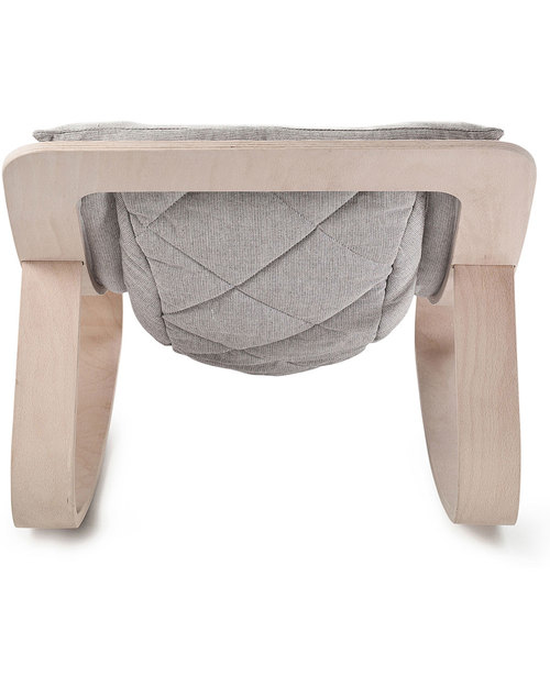Charlie Crane Baby Rocker LEVO - Beech, Sweet Grey -Timeless and Eco-Friendly Design! Bouncers