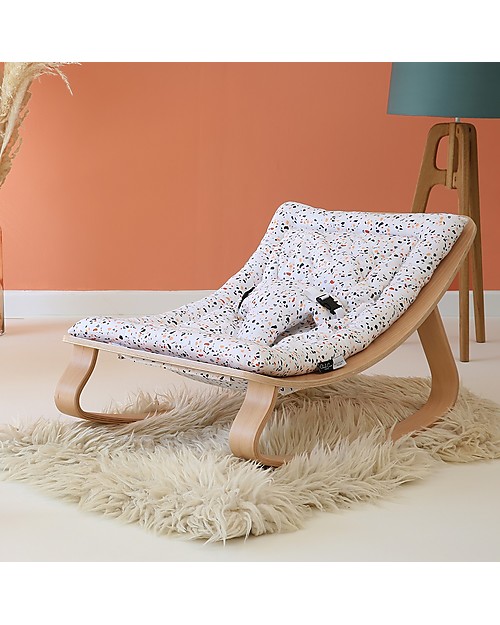Charlie Crane Baby Rocker LEVO, Terrazzo -Timeless and Eco-Friendly Design! Bouncers