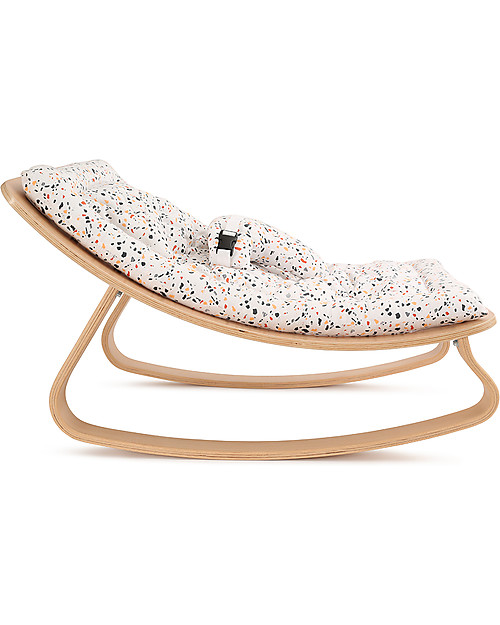 Charlie Crane Baby Rocker LEVO, Terrazzo -Timeless and Eco-Friendly Design! Bouncers