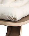 Charlie Crane Baby Rocker LEVO - Walnut - 100% Organic White Cushion Bouncers