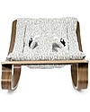 Charlie Crane Baby Rocker LEVO - Walnut, Rabbit -Timeless and Eco-Friendly Design! Bouncers