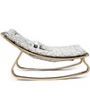 Charlie Crane Baby Rocker LEVO - Walnut, Rabbit -Timeless and Eco-Friendly Design! Bouncers