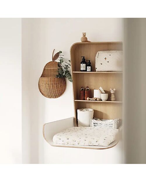 Charlie Crane Changing Table NOGA - Gentle White - 90x70x25 cm Changing Tables