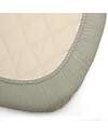 Charlie Crane Fitted Sheet 68x40 cm - for Kuko/Kumi Cot - Farrow - 100% Organic Cotton Cradle Bed Linen