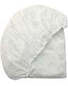 Charlie Crane Fitted Sheet 68x40 cm - for KUMI Crib - Pearl Blossom - 100% Organic Cotton! Cradle Bed Linen