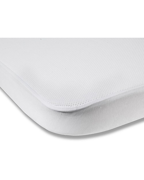 Charlie Crane Mattress Protective Cover 70 x 90 cm for MUKA Evolutive Bed, White - Cotton jersey Mattresses