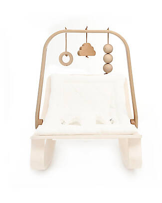 Charlie Crane OUTLET - Levo Bouncer Learning Arch - Beech Wood - 3 Games! - Showroom Sample Mobiles