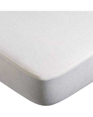 Charlie Crane Protective mattress cover 40x68 cm for Kumi cot - White - Oekotex Bamboo Cradle Bed Linen