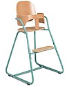 Charlie Crane Tibu Flexible High Chair, Aruba Blue - From 6 months to 8 years old children! High Chairs