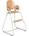 Charlie Crane Tibu Flexible High Chair, Gentle White - From 6 months to 8 years old children! High Chairs