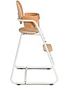 Charlie Crane Tibu Flexible High Chair, Gentle White - From 6 months to 8 years old children! High Chairs