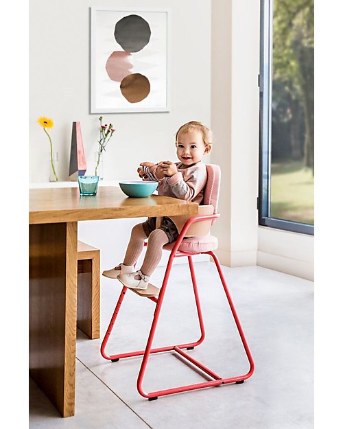 Charlie Crane Tibu High Chair, Bright Red - From 6 months to 8 years old! High Chairs