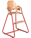 Charlie Crane Tibu High Chair, Bright Red - From 6 months to 8 years old! High Chairs