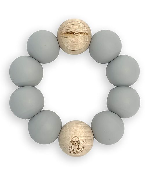 Chewies&more Animal Teether - Monkey - Grey Teethers