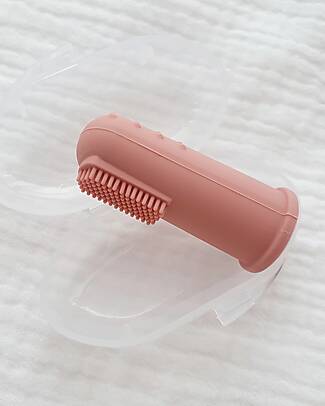 Chewies&more Baby Toothbrush - Food Grade Silicone - Powder Toothbrush