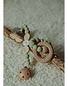 Chewies&more Pacifier Clip - Daisy - Green Pacifier Chains