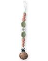 Chewies&more Pacifier Clip - Daisy - Peachy Pacifier Chains