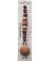 Chewies&more Silicone Pacifier Clip - Teether - Brown - Bear Collection Pacifier Chains