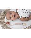 Chewies&more Silicone Pacifier Clip - Teether - Rose Gritt Pacifier Chains