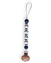 Chewies&more Silicone Pacifier Clip - Teether - with Beads - Sea Pacifier Chains