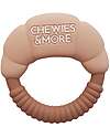 Chewies&more Teether - Beige - Croissant Collection - Food Grade Silicone Teethers